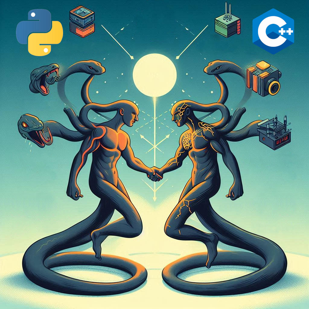 cpp and python hand in hand