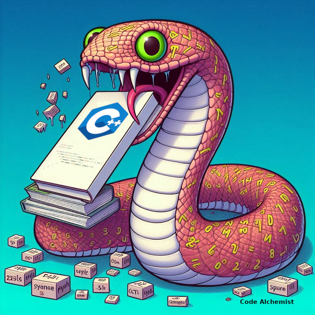 embed cpp code in python
