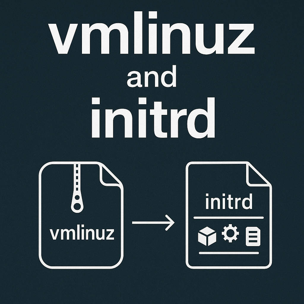 vmlinuz and initrd for boot